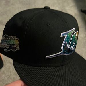 Tampa rays fitted 7 1/2